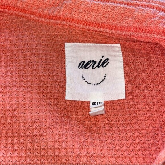 Aerie Lumberjane Waffle Shirt - Picture 2 of 4